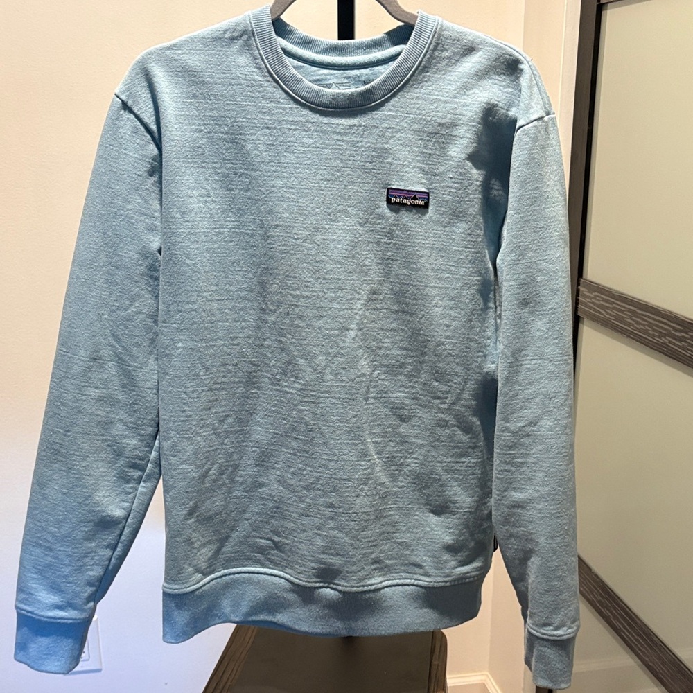 Patagonia Men's Sky Blue Crewneck Sweater